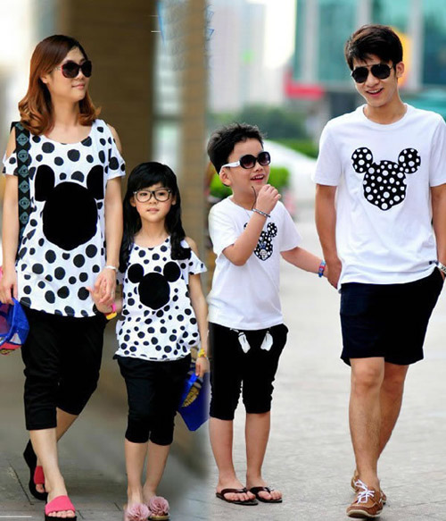 May đồng phục gia đình